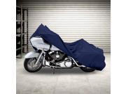 NEH® Motorcycle Bike Cover Travel Dust Storage Cover For Harley FLTR Road Glide Custom