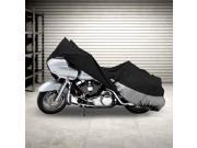 NEH® Motorcycle Bike Cover Travel Dust Storage Cover For Harley Sportster Nightster Roadster 1200