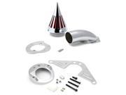 Krator® Motorcycle Chrome Spike Air Cleaner Intake Filter For 2009 UP Yamaha RoadStar 1600 XV1600A