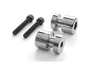 Krator® Chrome Swingarm Spools Sliders Motorcycle Bobbins For Suzuki GSF1250S Bandit 2007 2009