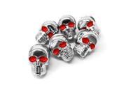 Krator® Custom Chrome Skeleton Skull Bolt Nuts Screws 6mm For Yamaha Stratoliner Midnight Deluxe