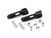 Krator® Black Motorcycle Foot Pegs Footrests Left Right For Suzuki GSXR 750 2011 2014 Front
