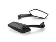Krator® Custom Rear View Mirrors Black Pair w Adapters For Suzuki Adventurer Sebring Husler Indy