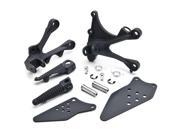 Krator® Frame Fitting Stay Footrests Step Bracket Assembly For Kawasaki ZX 6R 2008 Front