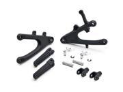Krator® Yamaha YZF R1 2004 2006 Front Foot Rests Assembly Kit Frame Fittings Stay Step Frame Fitting Stay Footrests Step Bracket Assembly