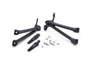 Krator® Suzuki GSX R 600 750 2008 2010 Rear Foot Rests Assembly Kit Frame Fitting Stay Frame Fitting Stay Footrests Step Bracket Assembly