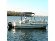 4 Bow Bimini Top Boat Cover 91 96 Gray Pontoon Fishing 8 Foot Deck