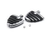 Krator® Chrome Motorcycle Wing Foot Pegs Footrests L R For Yamaha V Max 1985 2008 Rear