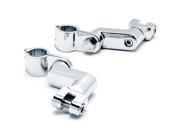 Krator® Chrome 1 Engine Guard Bowleg Foot Peg Clamps For Harley Davidson Ultra Tour Glide Classic