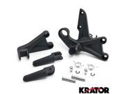 Krator® Frame Fitting Stay Footrests Step Bracket Assembly For Honda CBR 1000RR 2008 2013 Front