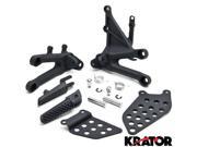 Krator® Frame Fitting Stay Footrests Step Bracket Assembly For Honda CBR 1000RR 2004 2007 Front