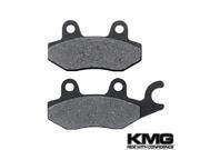 KMG® 2008 Kawasaki KVF 650 Brute Force 4X4i Front Left Carbon Kevlar Organic Disc Brake Pads Set