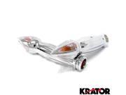 Krator® Motorcycle Hand Grips 1 Inch Handlebar Bars Pair For Kawasaki Eliminator BN 125 250 600 900