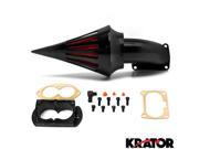 Krator® Motorcycle Black Spike Air Cleaner Intake Filter For 2006 2007 Kawasaki Vulcan 1500 Mean Streak