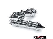 Krator® Motorcycle Hand Grips 1 Inch Handlebar Bars Pair For Victory V92C V92SC V92TC Deluxe Classic
