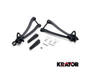 Krator® Frame Fitting Stay Footrests Step Bracket Assembly For Kawasaki ZX 10R 2008 2010 Rear