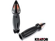 Krator® Motorcycle Hand Grips 1 Inch Handlebar Bars Pair For Harley Davidson Road Glide Custom Ultra
