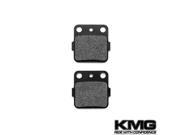 KMG® 1987 2004 Kawasaki KSF 250 Mojave Rear Carbon Kevlar Organic NAO Disc Brake Pads Set