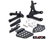 Krator® Frame Fitting Stay Footrests Step Bracket Assembly For Honda CBR 600RR 2010 Front