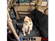 Biltek® Pet Dog Cat Rear Seat Car Auto Waterproof Blanket Cover Protector Black Rear Back Car Backseat Blanket Heavy Duty