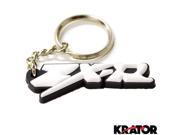 Krator® KAWASAKI ZX6 ZX7 ZX10 ZX12 ZX14 KEYCHAIN KEY RING FOB LOGO DECAL MOTORCYCLE