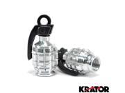 Motorcycle Black Tire Wheel Grenade Valve Caps For Kawasaki Z1000 ZZR 600 1000 1200 Z750 Motorcycle Black Tire Wheel Grenade Valve Caps For Kawasaki Z1000 ZZR 600 1000 1200 Z750