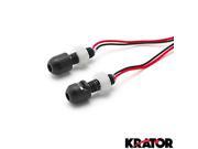 Krator White LED License Plate Tag Bolt Lights Black For Suzuki SV650 SV 650 Krator White LED License Plate Tag Bolt Lights Black For Suzuki SV650 SV 650