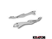 Krator Chrome Clutch + Brake Flame Hand Levers Controls For 1994-2004 Suzuki Intruder 800 Krator Chrome Clutch + Brake Flame Hand Levers Controls For 1994-2004 Suzuki Intruder 800
