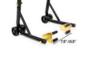 Venom Motorcycle Front+Rear Paddle Wheel Lift Stand For Kawasaki Ninja ZX-6R ZX 6RR ZX600 600R Venom Motorcycle Front+Rear Paddle Wheel Lift Stand For Kawasaki Ninja ZX-6R ZX 6RR ZX600 600R