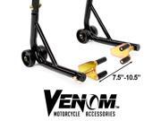 Venom Motorcycle Front+Rear Dual Lift Stand - w/ Spools For Ducati 749 Dark 2005-2006 Venom Motorcycle Front+Rear Dual Lift Stand - w/ Spools For Ducati 749 Dark 2005-2006