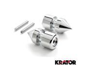 Krator Spike Chrome Swingarm Spools Sliders Motorcycle For Yamaha R6S YZF-R6S 2006-2009 Krator Spike Chrome Swingarm Spools Sliders Motorcycle For Yamaha R6S YZF-R6S 2006-2009