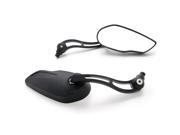 Krator Custom Rear View Mirrors Black Pair w/Adapters For Can-Am Spyder Roadster RS RT Phantom Krator Custom Rear View Mirrors Black Pair w/Adapters For Can-Am Spyder Roadster RS RT Phantom