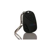 Mini Rechargeable Car Key Chain Low Light Capable Video Recorder Pocket Spy Pinhole Camera w Built in Mic Time Date Video Watermark 2GB MicroSD