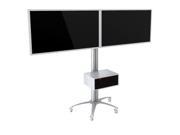 TygerClaw Mobile 2 TVs Stand for 30 to 60 inch TV