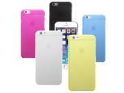 Multi color Thin Hard PP Case Dull Polished Anti finger Print Cover for iphone 6