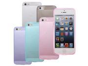 New 0.3mm Super Thin TPU Case Cover Protective Skin For iphone 5 5S