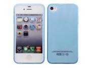 TPU Protective Back Cover Skin Case For iPhone 4 4S
