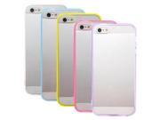 Clear Acrylic TPU Back Cover Case For iPhone 5 5S