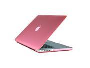 hard Rubberized Protective Case for 13.3 inch Mac 13 New White Macbook Model A1342 Crystal Pink