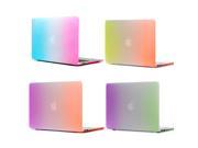 hard Rubberized Protective Case for 13.3 inch Mac Macbook 13 Pro with CD ROM Model A1278 Rainbow Purple Orange