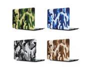 pattern hard Rubberized Protective Case for 12 inch Apple Mac 12 Macbook Model A1534 Camouflage Desert
