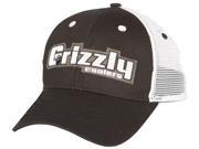Grizzly Centered Black Mesh Hat