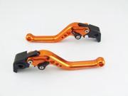 Adjustable Levers Brand Short Levers for Suzuki GSR600 Orange