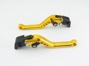 Adjustable Levers Brand Short Levers for Kawasaki NINJA 400R Gold