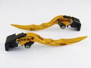 Adjustable Levers Brand Blade Levers for Kawasaki Z1000 Gold