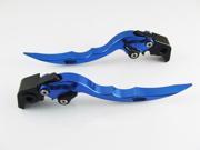 Adjustable Levers Brand Blade Levers for BMW F800ST Blue