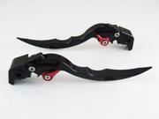 Adjustable Levers Brand Blade Levers for Kawasaki ZX9R Black