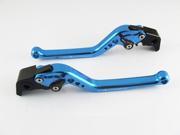 Adjustable Levers Brand Long Levers for Kawasaki ZR750 ZEPHYR Blue
