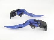 Adjustable Levers Brand Dagger Levers for Kawasaki ZRX1100 1200 Blue