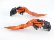 Adjustable Levers Brand Dagger Levers for KTM 690 Duke Orange